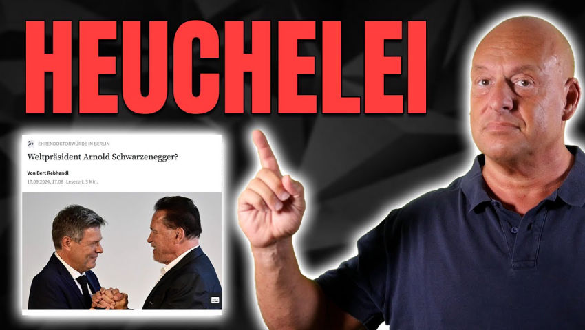 Schwarzenegger & Habeck: Diese Heuchelei ist abartig!