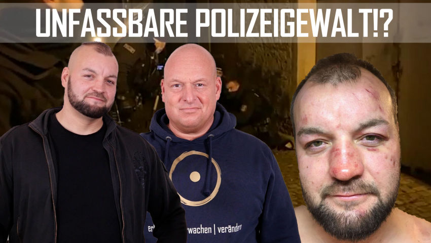 UNFASSBAR! Polizei schlägt Demonstrant fast tot!